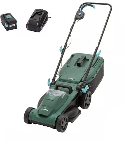 McGregor MCR2134A 34cm Cordless Rotary Lawnmower - 21.6V