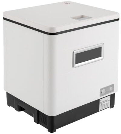 Mini Geschirrspüler, 60L Tischgeschirrspüler, 70-Grad-Hitze tötet Funktion, Kondensationstrocknung Freistehender Tischgeschirrspüler,Tragbarer Geschirrspüler