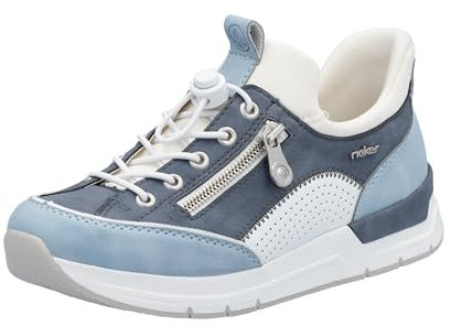 Rieker Damen Slipper in blau - Gr. 41