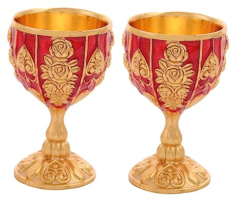 LABRIMP Copa De Vino De Boda De Aleación De Zinc Copas De Vino Pequeño Decorativo