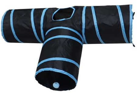 Voarge Cat Tunnel, Large indoor outdoor Collapsible Pet Toy, Used for puppies, rabbits, guinea pigs, indoor/outdoor use