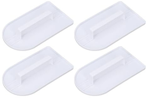 Pulidor Más Suave para Glaseado de Fondant de Plástico, 8 Uds., Alisador de Fondant y Glaseado, Mediano para Decoración de Pasteles
