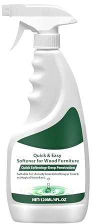 Agente suavizante de muebles de madera, ablandamiento rápido y penetración profunda, suavizante de muebles de madera, 120 ml/botella