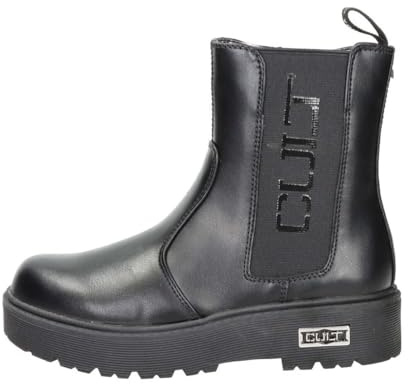 Cult Young Stivaletto Donna, Punta Chiusa, Slip-on, Altezza Gambale 16 cm, Nero (nero, regular, Sistema Taglie Calzature EU, Adulto, Numero, Media, 38)