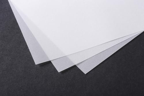 Confezione di Carta Lucido 70 x 100 cm 5SH 90/95G, Trasparente Pesante per ricalco o disegno tecnico