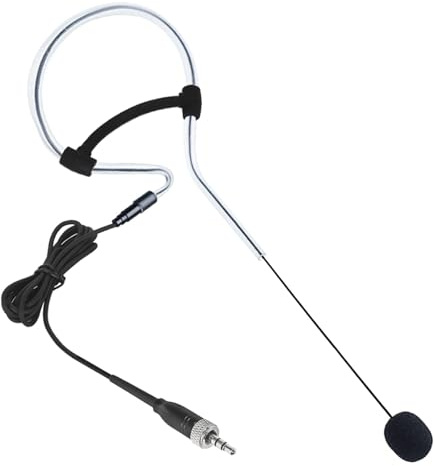 XHXJCYS Black Single Earset Headset Microphone Compatible with Sennheiser