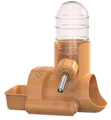 Water Bottle For Hamster - Dispenser, Leakproof Siphon Tube, Canteen Station | Automatic Refreshment Device For Chinchilla Guinea Pig Mouse Squirrel Hutch Kennel Indoor