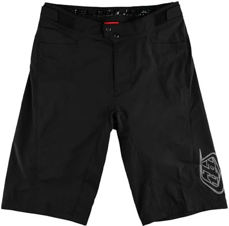Troy Lee Designs Cycling Mountain Bike Trail Biking MTB Bicycle Shorts for Mens, Flowline Shorts W/Liner (Solid Black, 38)