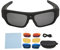 Goshyda Lunettes de Caméra, Full HD 1080P, Mini Lunettes de pour Caméra Vidéo avec 4 Paires de Lentilles, Caméra d'action Sportive Intelligente 4K pour la Randonnée, Le