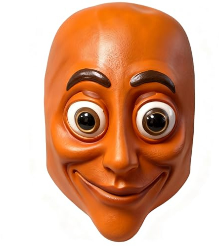 PILUZEAT Masque Tung Sahur Tung Tung Adulte Homme Femme Halloween Latex Complet Réaliste Déguisement Universel Horreur Diable Démon Monstre Carnaval Cosplay Masquerade Fête à thème Familiale