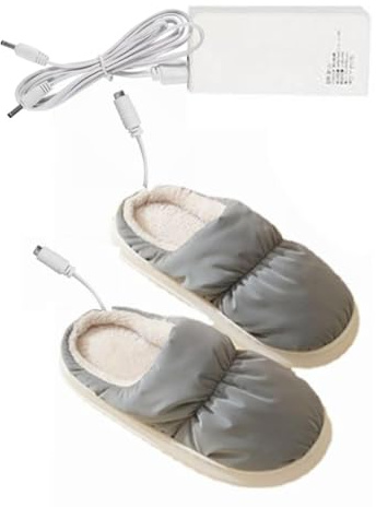 Uppvärmda sneakers - fotvärmare tofflor för män och kvinnor, USB-fotvärmare med uppvärmningsteknik, vinterpresenter till kvinnor och män