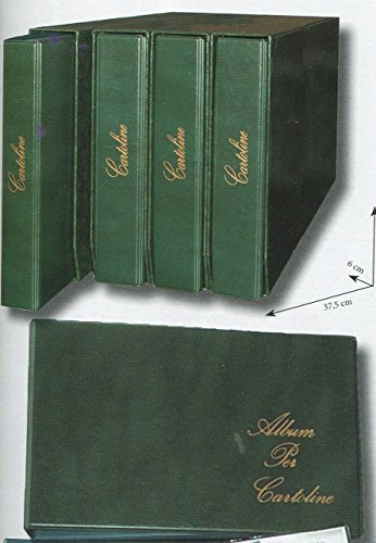 masterphil Album de cartes postales moyen avec 20 feuilles de 4 poches.