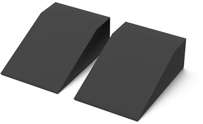 StrongTek Yoga Wedge Blocks, Soft EVA Foam, Set of 2 with Carry Bag