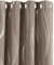 Deconovo Gardinen mit Ösen Verdunklungsvorhänge Sonnenschutz Thermovorhang für Kinderzimmer mit Muster, 245x140 cm(HöhexBreite), Taupe, 2er Set