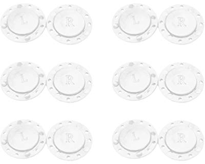 Artibetter 6 Paare Magnetknopf Schnappt Unsichtbaren Mantel Druckknöpfe Nähen Verschluss Verschlüsse DIY Kleidung Knöpfe Nieten für Mantel Jacke Windjacke