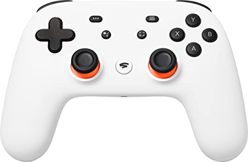 Google Stadia Premiere Edition - White Controller for Smartphone, Laptop, Desktop, Television