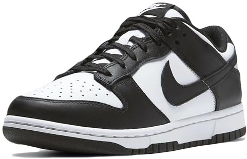 NIKE Dunk Low Retro, Zapatillas de Deporte Hombre, White Black White, 47.5 EU