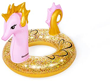 Bestway Schwimmring Glitzer-Seepferdchen Ø 115 x 104 cm
