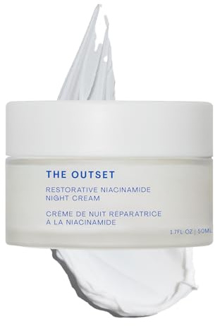 The Outset Niacinamide & Bakuchiol Night Cream, Hydrating Fragrance-Free Moisturizer for All Skin Types & Sensitive Skin - 1.7 fl oz
