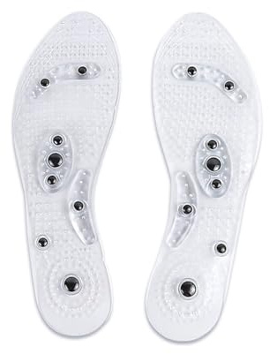 Plantillas,Plantillas magnéticas,Plantillas de masaje para hombres y mujeres,Plantillas de masaje magnético de acupresión para terapia de pies/pies