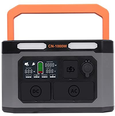 Inversor de corriente de onda sinusoidal pura, Estación de energía portátil 1909Wh Capacidad 2000W Salidas de CA Generador solar Onda sinusoidal pura for emergencia de respaldo en el hogar para campin
