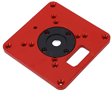 Placa de Inserción de Mesa de Enrutador de Aluminio de Precisión, Escamas Duales, Sujeción Más Segura, Instalación de Simplificar, Carpintería Mejorada, Aleación Premium para Máquina de Recorte