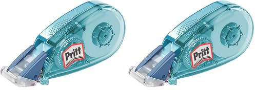 Pritt Roller correcteur Pritt Micro à pointe flexible et fonction push-pull, réécriture immédiate, largeur env. 5 mm, longueur env. 6 m, set de 2 rollers (Lot de 2)
