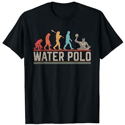 Waterpolo Evolución Divertido Natación Polo Acuático Camiseta