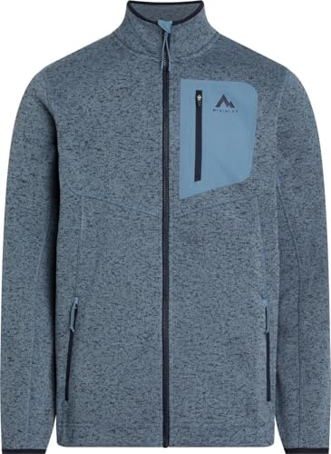 Mckinley Herren Skeena III Fleecejacke, Melange/Blue Dark, S