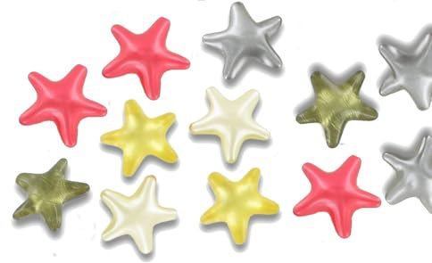 10 Perles de Bain Forme Etoiles Fabrication Française sans Paraben (Ananas, Pomme et Passion)