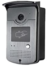 Videodörrklocka, Video Intercom System Trådlös dörrklocka Tuya IP Video Dörrtelefon for Hem Lägenhet Pekskärm RFID-kort Fjärrupplåsning(UCYBO-701AHDCAM)