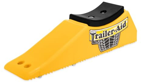 Camco Trailer Aid Plus' Tandem Tire Changing Ramp with 5.5-Inch Lift, Yellow (21002)