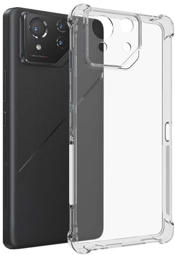 mtb more energy® Coque souple Armor compatible avec Asus ROG Phone 8, ROGPhone 8 Pro - Coins renforcés - Protection de l'appareil photo - TPU 1,5 mm - Coque de protection pour téléphone portable