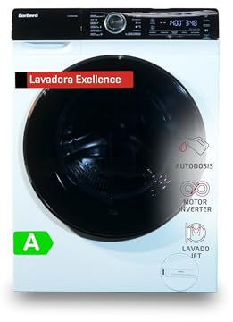 Corberó - Lavadora Carga Frontal | CLH1404VIAD | 10 Kg | 1400 Rpm | Auto-Dosis, Lavado Jet, Motor Inverter | 14 Programas | Blanco