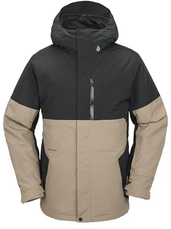Volcom Giacca da snowboard unisex per adulti, in Gore-tex, vestibilità comoda, Marrone castagno, Medium
