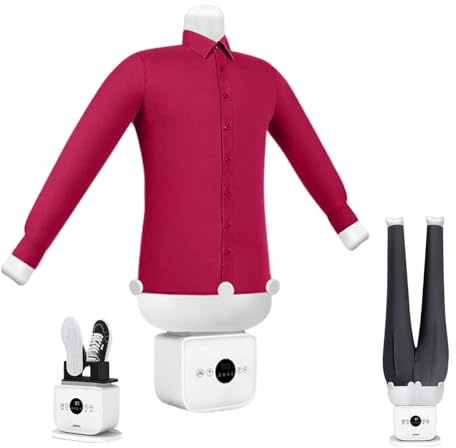 Plancha Rápida En 8 Minutos Con Apagado Automático | Maniquí De Planchado Automático Y Plancha Doméstica Portátil Para Todo Tipo De Tejidos(Standard)