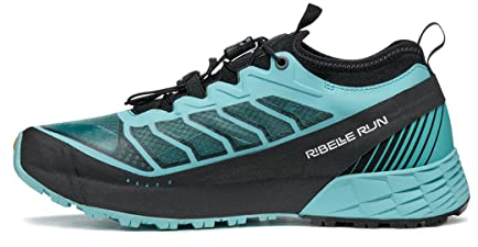 SCARPA Ribelle Run Wmn, Trail Running Donna, Verde Acqua/Nero (Arsfw Speed Force), 41.5 EU