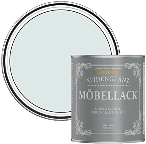 Rust-Oleum Light Blue Furniture & Skirting Board Paint in Satin Finish - Marcella 750ml