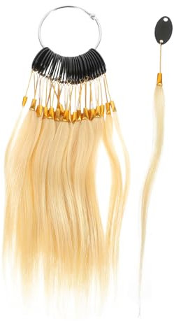 Angoily Échantillons De De Cheveux Humains 30 Pièces Kit De Test De Cheveux Pour Coiffeurs Fournitures De Couleur Naturelle Pour Salon