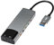 Qarmijaer Scheda Audio per Computer 6 In 1 Scheda Audio Esterna USB 5.1 Convertitore Audio Multifunzione per Notebook Scheda Audio In Alluminio Resistente Facile da Usare