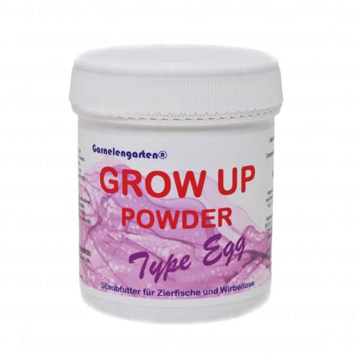 Garnelengarten® Grow Up Powder Type Egg - microfeines Staubfutter Aufzuchtfutter Garnelenfutter Fischfutter Aquarienfischfutter Schneckenfutter Krebsfutter Krabbenfutter