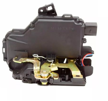 Dixhills Actionneur de serrure de porte avant droite, 8 broches, remplacement pour Arosa 1997-2004, Toledo, Leon, Golf IV, Pa-ssa-t B5, Transporter T5. Code article 3B1837016A 6X1837014H