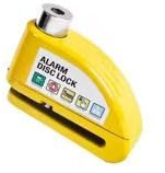 Megart Blocca Disco Moto e Scooter - Lucchetto Antifurto Impermeabile con Allarme Sonoro 110db - Bloccadisco Moto con Allarme e Doppia Chiave di Sicurezza