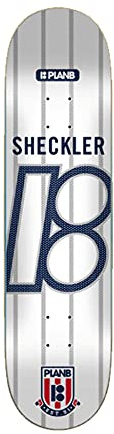 Plan B College Sheckler 8.125x31.75 Deck Skateboard, Erwachsene Unisex, Mehrfarbig (Mehrfarbig), 8,125 x 31,75