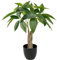 Briful 45CM Artificial Foliage Plant in Pot Pachira Aquatica Fake Plants Artificial Money Tree Fortune Plant Decorative Artificial Plants for Home Office Decor
