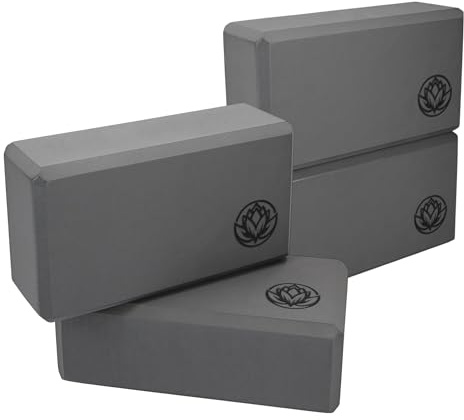 VonBueren Bloc de yoga, bloc de yoga, blocs de yoga en EVA, 22 x 12 x 7,5 | Lot de 2 blocs de yoga et de pilates pour homme et femme - Blocs de yoga légers en EVA pour l'entraînement et l'étirement