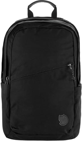 Fjällräven Rucksack Freizeitrucksack mit Laptopfach Räven 20 Backpack Black - Black schwarz