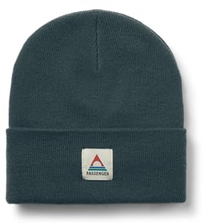 Passenger Core Recycled, High-Top Beanie (UK, Alpha, One Size, Dark Fern)