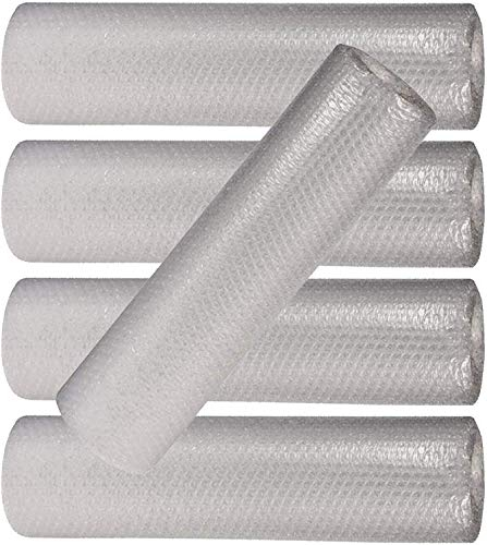 Idena 10400 - Luftpolsterfolie für Versand-Sicherung, 40 cm x 10 m auf Rolle, 70 µ, Transport (5 Rollen / 10 m x 40 cm)