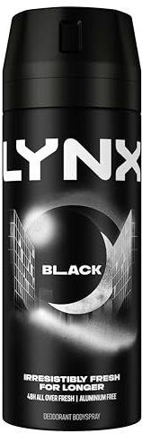 Lynx 30353 Black Men's Deodorant, 150 ml